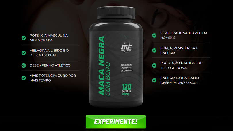 Maca Peruana Negra com Boro